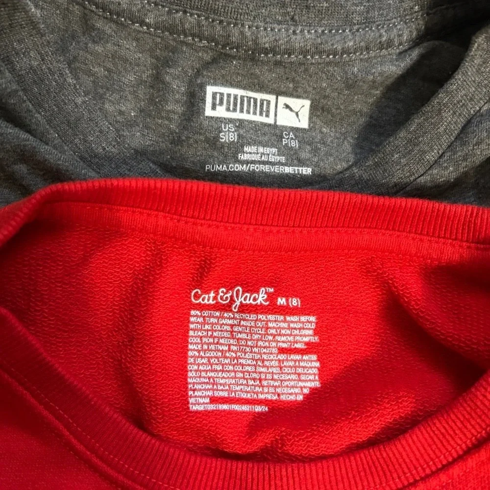 Puma Old Navy Cat & Jack 5pc Clothing Lot Girls M L Multicolored Leggings Tops